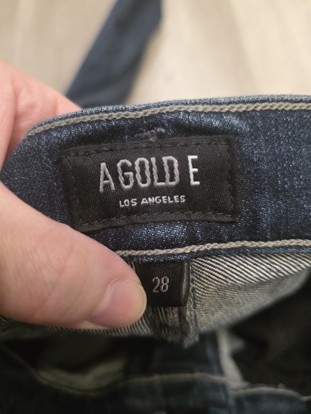 AGOLDE Camille Skinny Jeans Size 28 Dark Wash Stretch Denim Designer USA - Picture 11 of 14